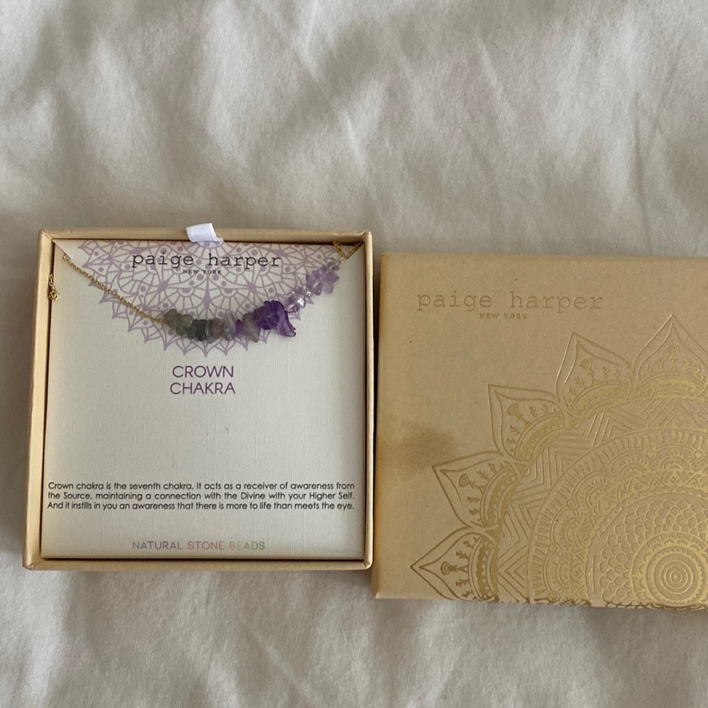 Paige, Harper necklace